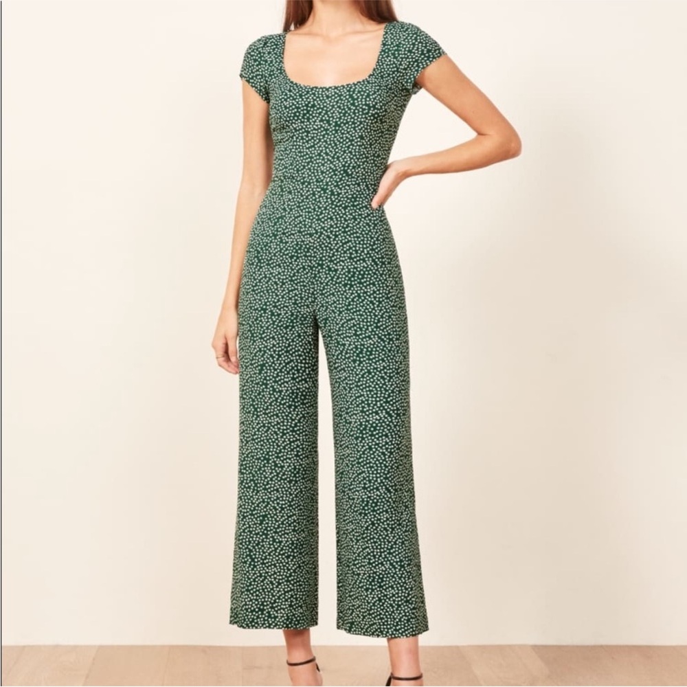 REFORMATION Daisy Cap Sleeve Wide Leg
Jumpsuit 4